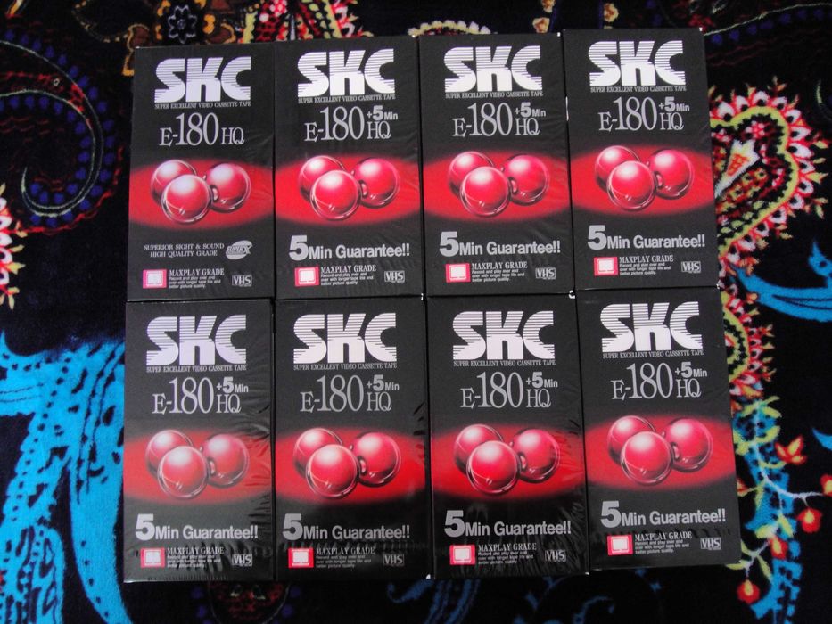 Видеокассеты VHS Е 180, Е 195, Е 240