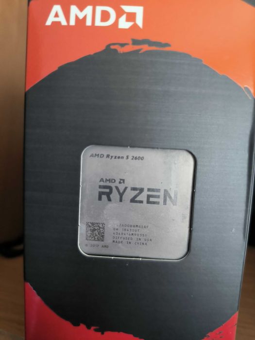 Placa video gtx 1650 4gb si procesor r5 2600 cu cooler stock amd