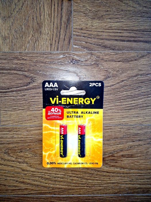 Мизинчиковые батарейки AAA Vi-ENERGY 2 шт
