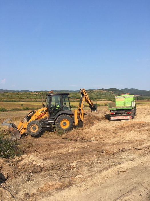 Услуги с багер и самосвал