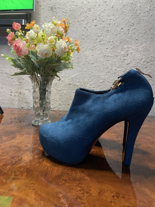 Туфли замшевые 39