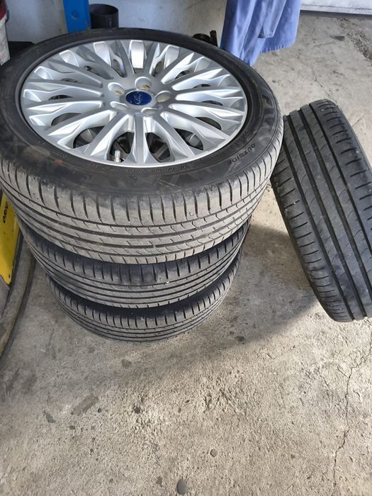 Jante Aliaj 17 cu cauciucuri noi  nerulate în România Gama Ford