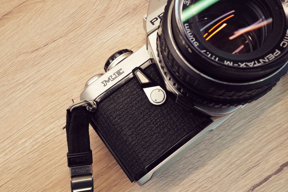 Aparat foto Pentax ME film obiectiv 50mm F1.8 SLR superb