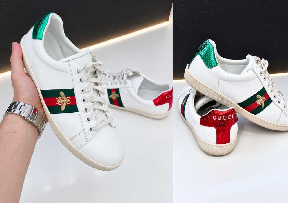 Мъжки Обувки Gucci Ace Bee - Оригинални Дизайнерски Маратонки
