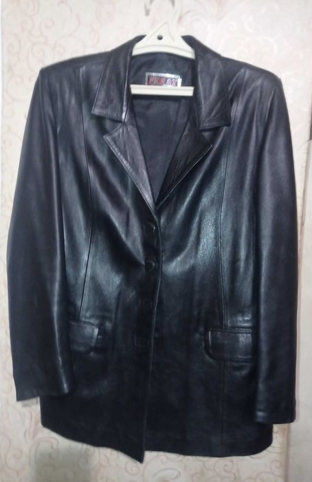 Турецкий пиджак Натуральная кожа отличное качество стильный Новый