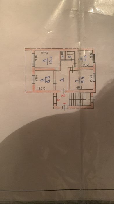 Продам 3 комнатную квартиру.Горняк