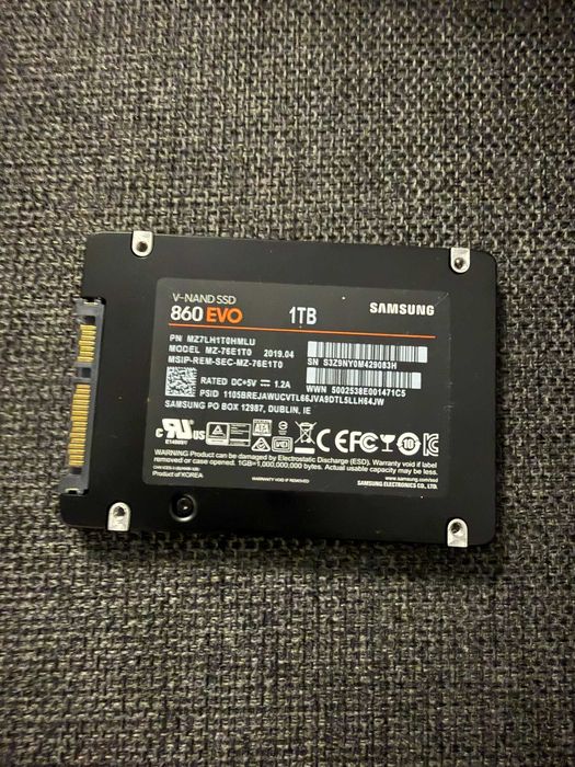SSD 1TB Samsung 860 pro V-NAND