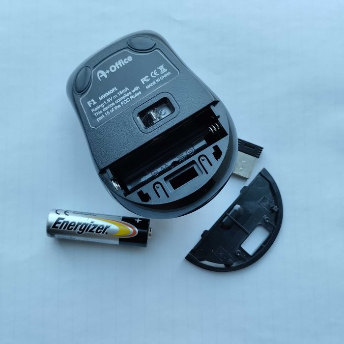 Mouse A+ F1 with New Alkaline battery