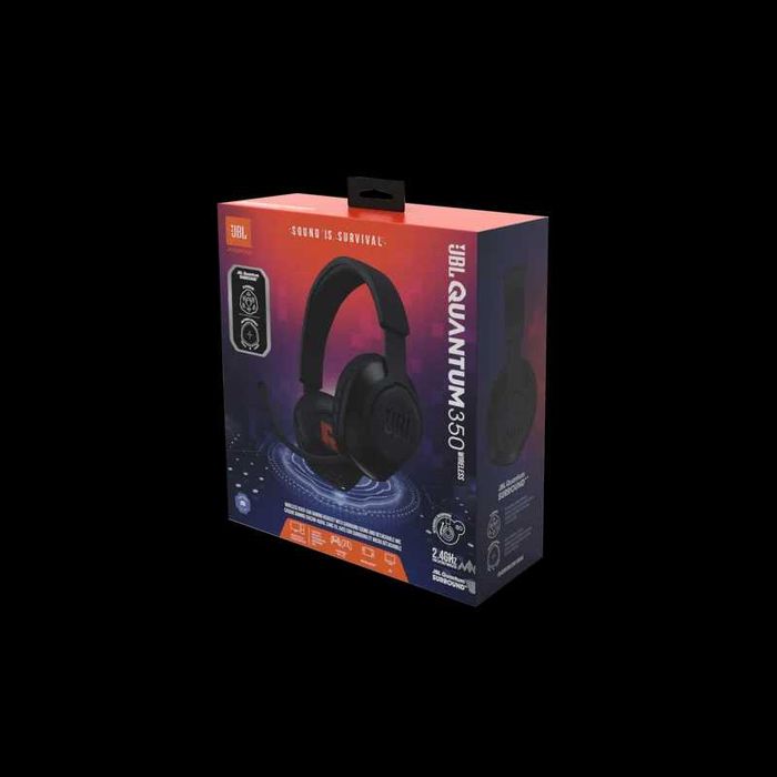 Casti JBL Quantum 350 Wireless negru