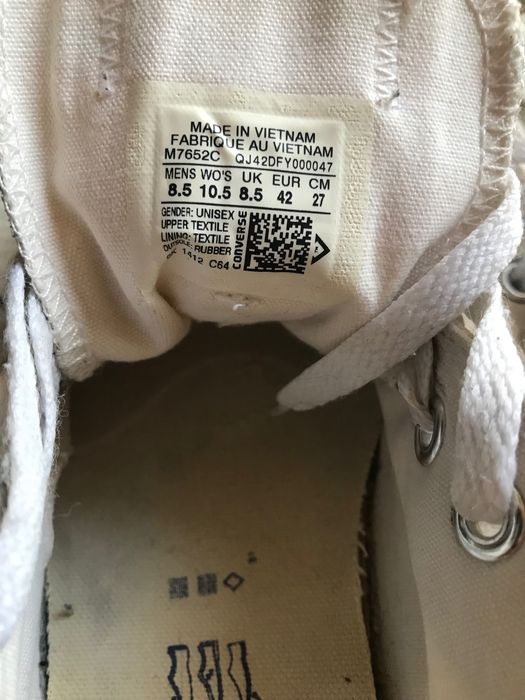 Бели кецове Converse