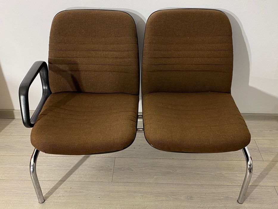 Bancă Așteptare 2 Locuri: Canapea Vizitator; Fotoliu