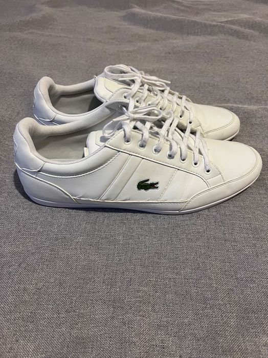 Бели маратонки Lacoste, размер 43 – Много добро състояние