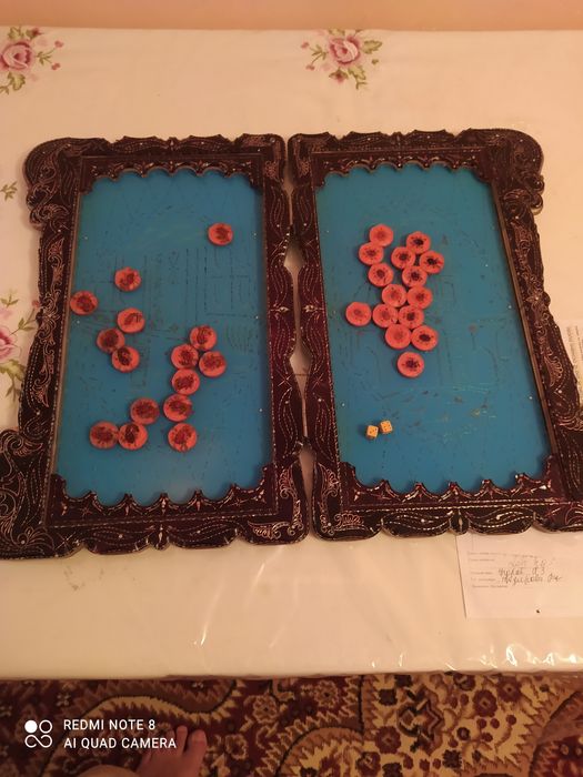 Настольные нарды. Материал Плекс