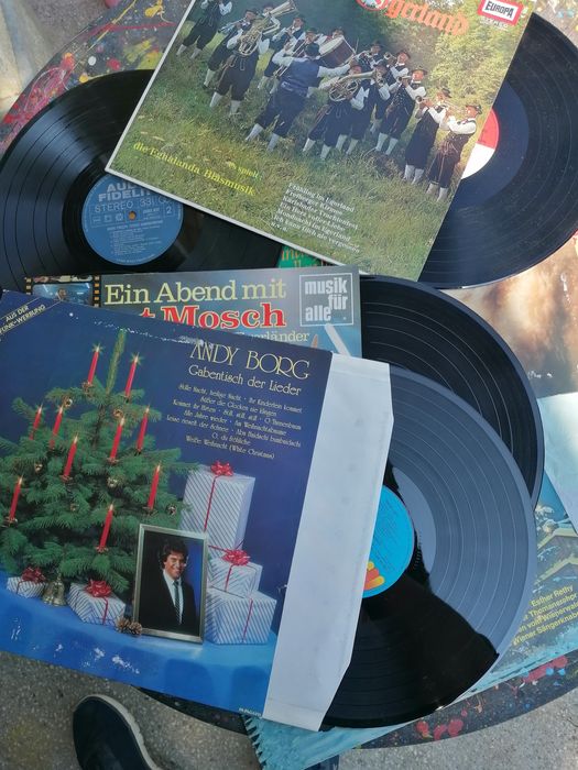 Discuri vinil pentru decor.