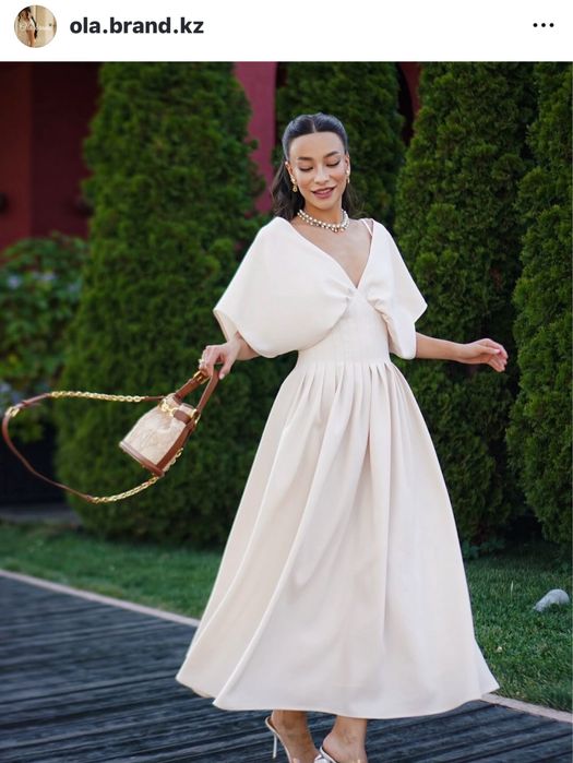 Платье из итальянской ткани