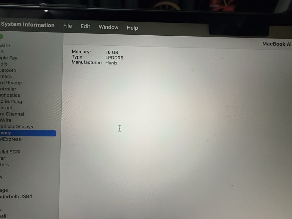 MACBOOK AIR M2 16/512 gb