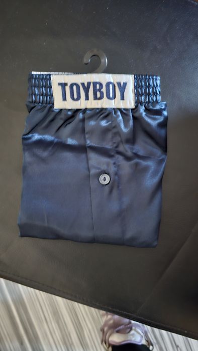 Pantaloni scurți boxer albaștri 
Cadou Nathan Satin Boxeri