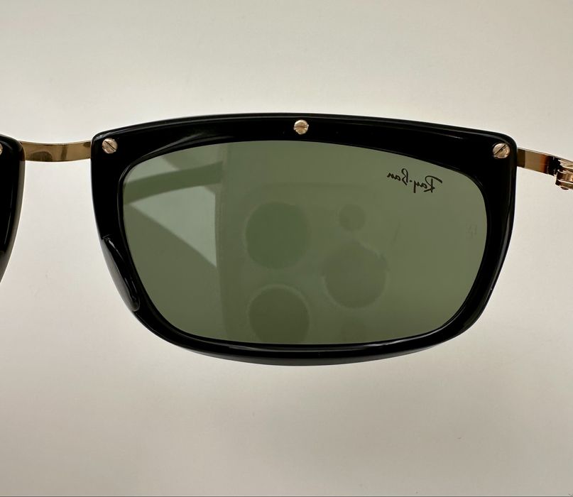 Ray-Ban B&L USA Vintage XL – 60мм G15 стъкло, черно/златно, ТОП състояние
