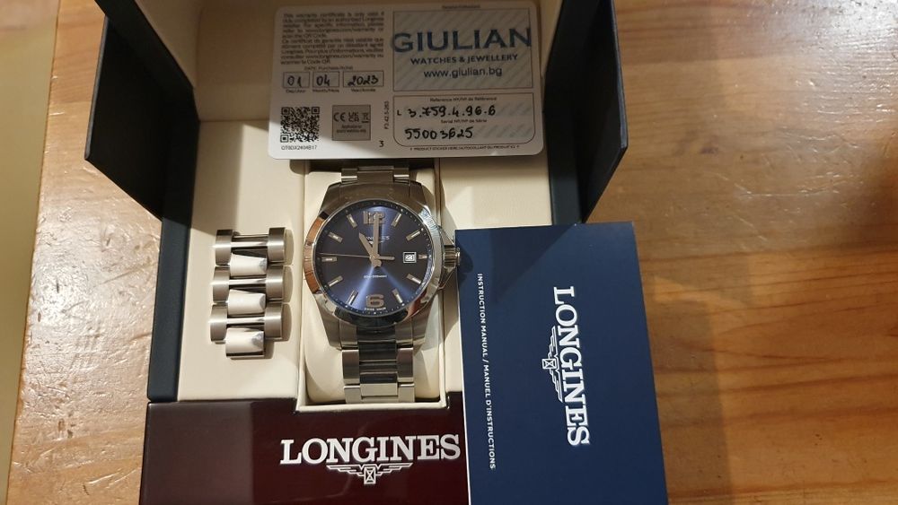 Longine Conquest L3.759.4.96.6 - 41.00mm