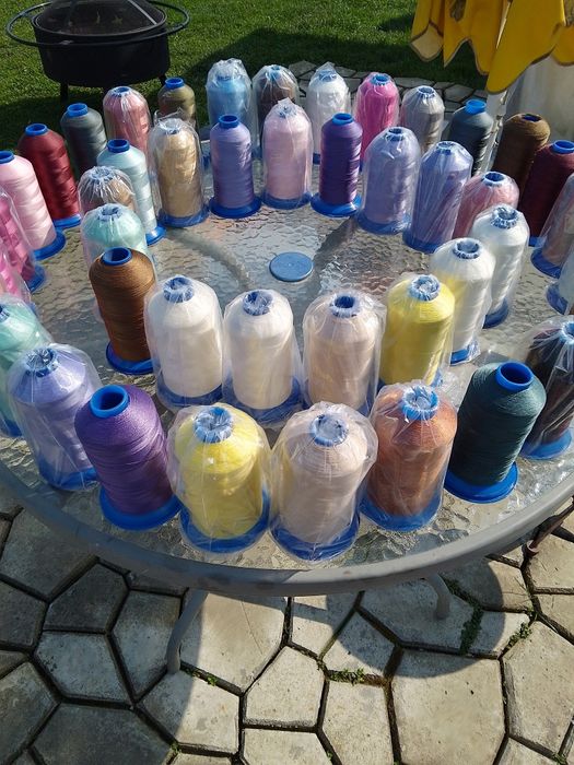 30 conuri ață de 60 pentru piele