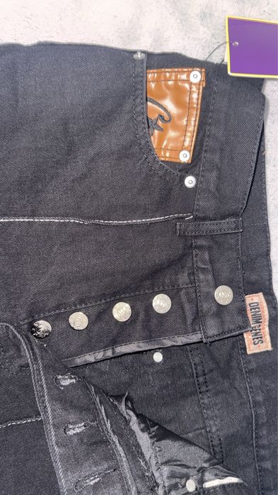 Blugi Corteiz C-Star Denim Black