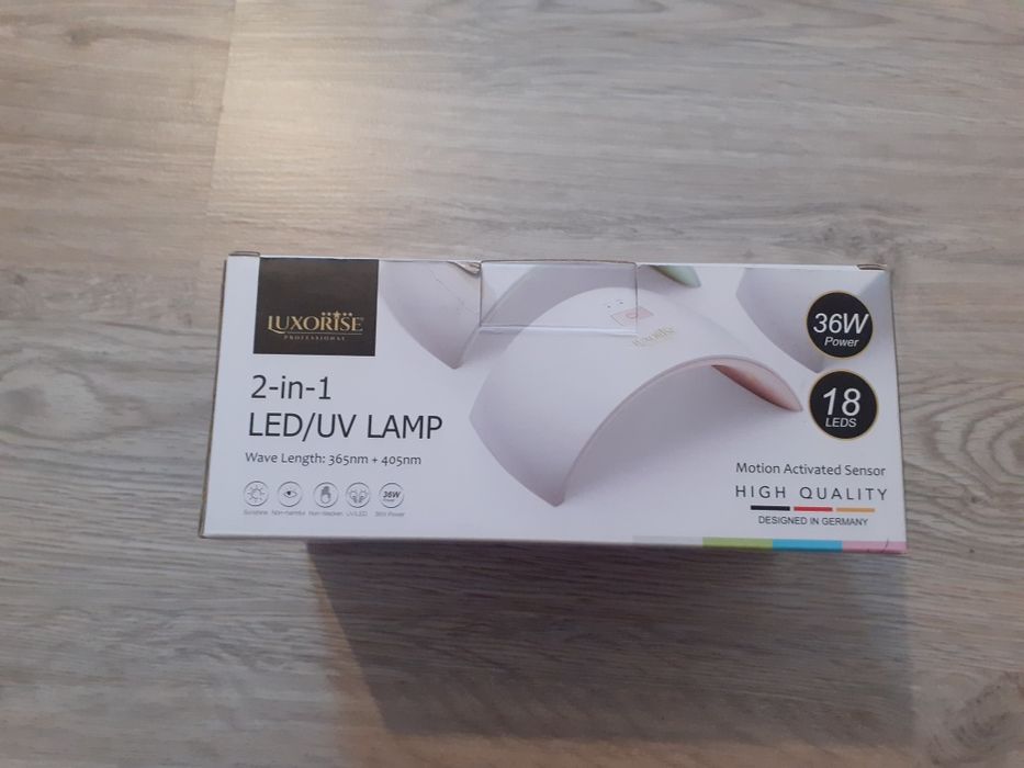 Set Lampa 2 in 1 LED UV si pila pentru unghii