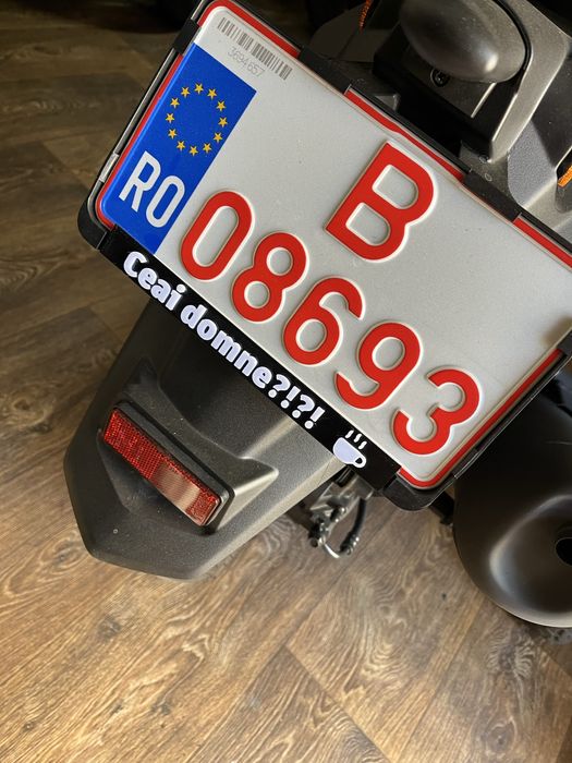 Placute inmatriculare moto custom