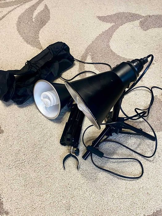 Kit 2 lampi Hakutaz VL 9017 pentru fotografie de produs