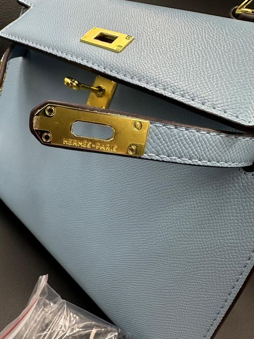 Hermes bleu 25 cm