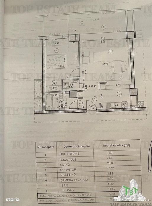 Apartament 2 camere cu parcare subterana in bloc nou zona Pajura, Bucu