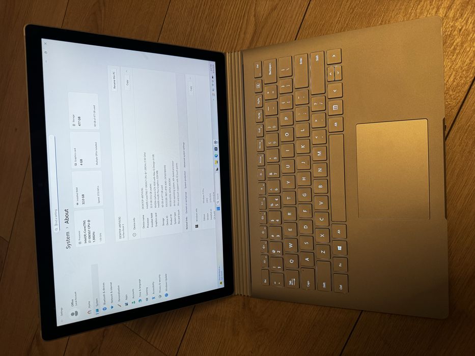 Laptop/tableta Microsoft Surface Book 3 i7 32GB ram 512 ssd