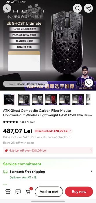 ATK Ghost Ultimate 8K polling