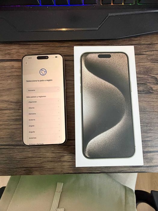 iPhone 15 Pro Max 256GB Natural Titanium
