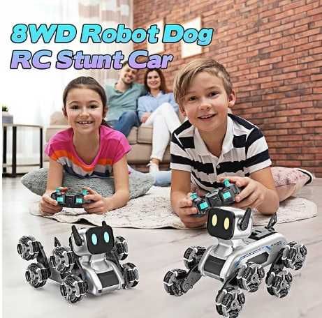 ПРОМО! Куче робот за каскади с дистанционно + автомат за водни топчета