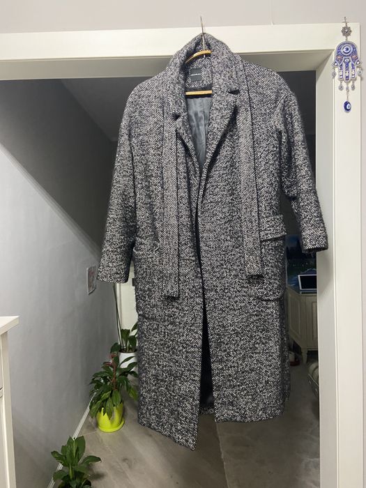 Пальто шерстяное