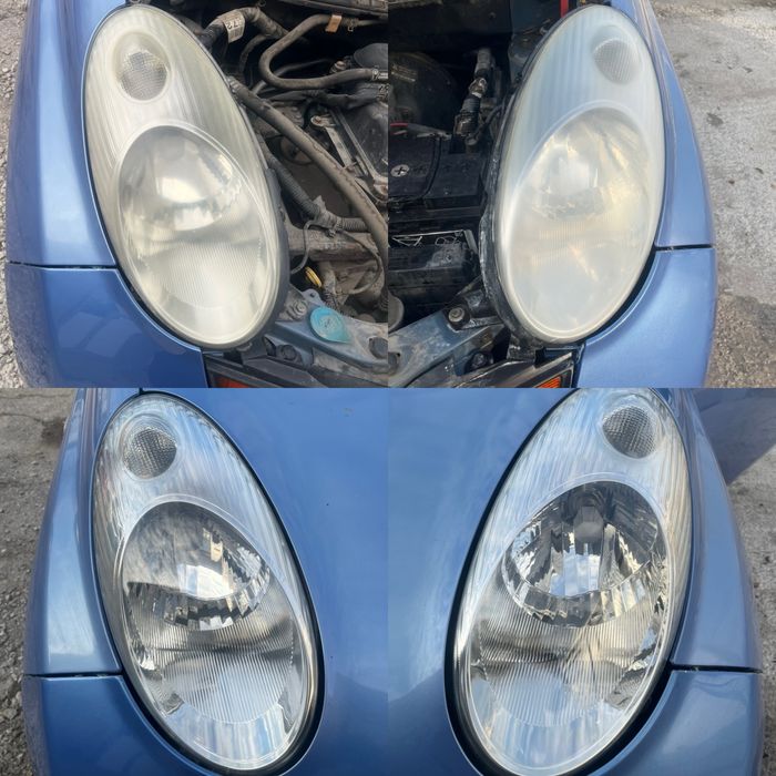 Мобилно полиране на фарове