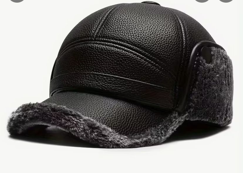 Шапка мужская с ушками