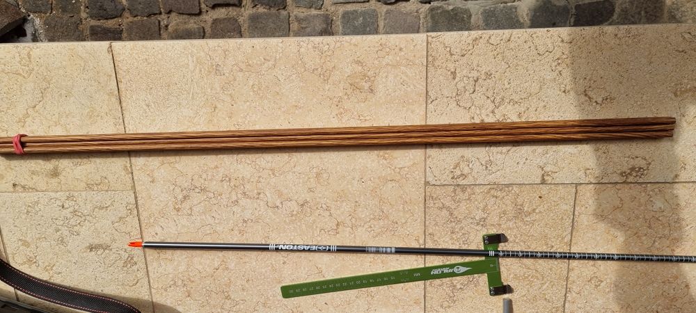 Shaft-uri carbon sageti, dinamometru arc, echer, sageata de masurare