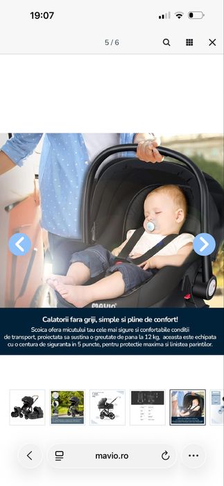 Scoica auto  bebelusi