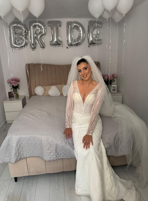 Rochie de mireasă model sirenă