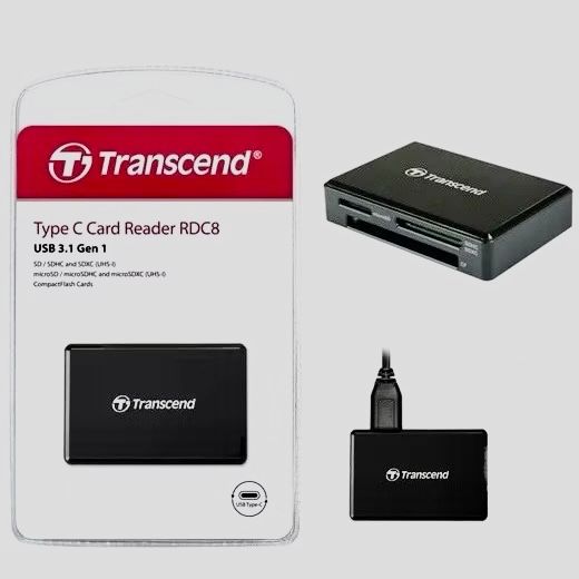 кардридер Transcend RDF8 USB 3.1 Gen 1.