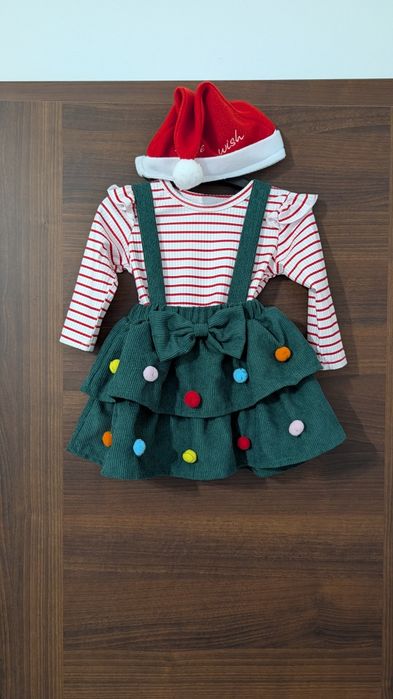 Коледен костюм 3-6м