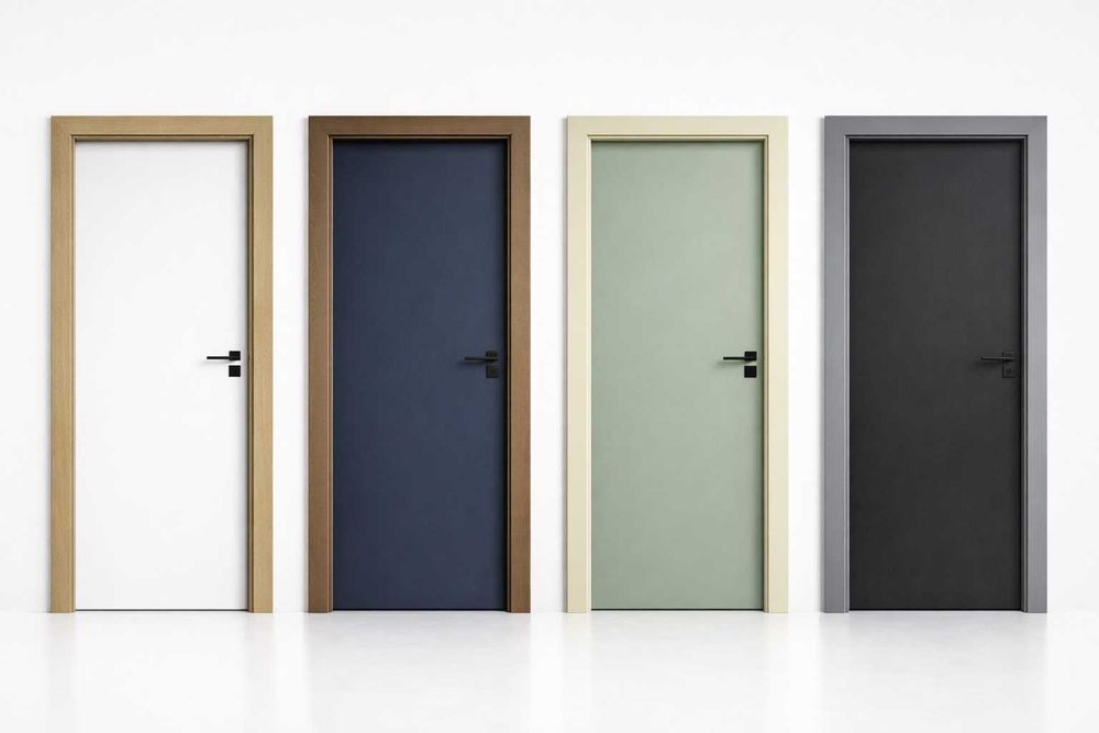 Usi de interior MDF vopsit