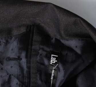 Sacou blazer de lux 52 XL Pal Zileri lana luxury 100 % gri inchis