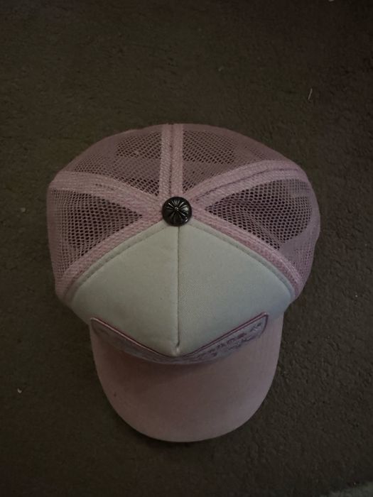 Șapcă Chrome Hearts Trucker Pink/White (Model Hollywood)