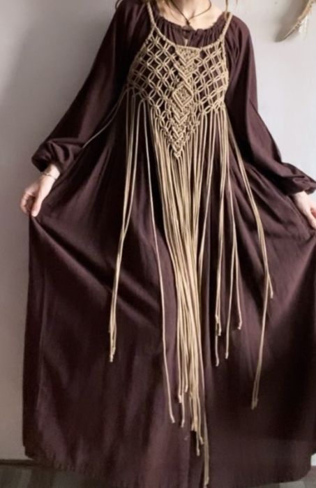 Топ макраме туника