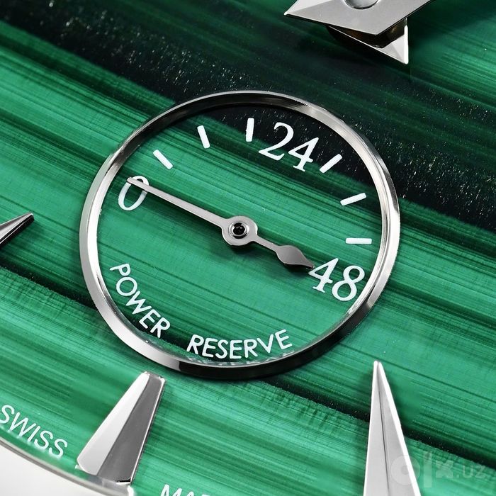 Jacob & Co Palatial Classic Manual Big Date Malachite Stainless Steel