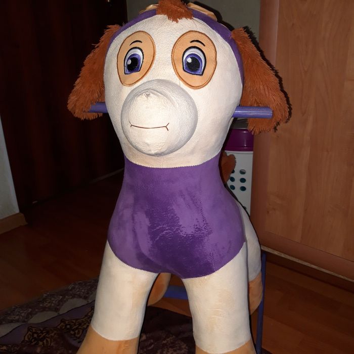 Детская отличная качалка собачка