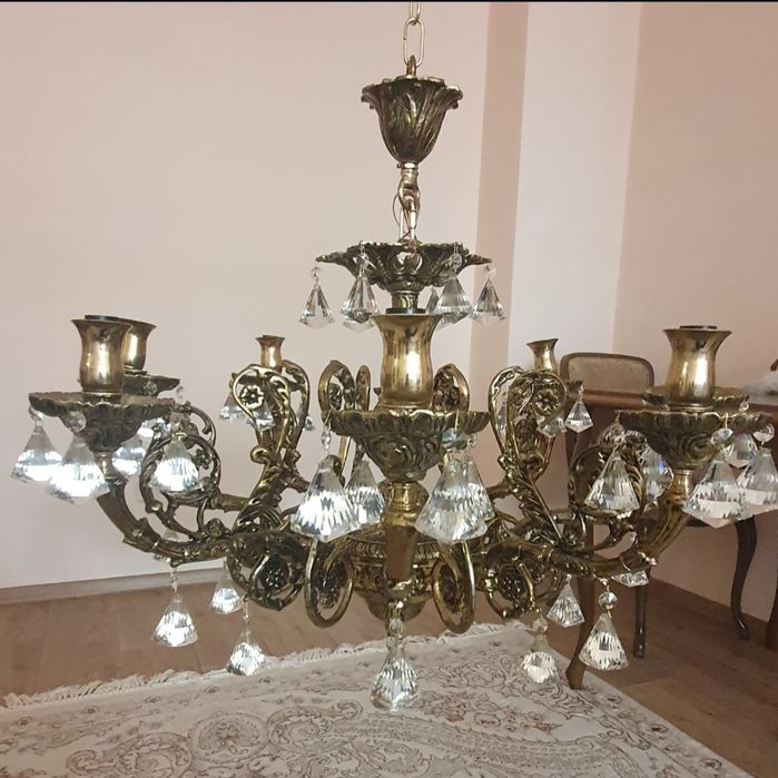 Новая люстра бронза