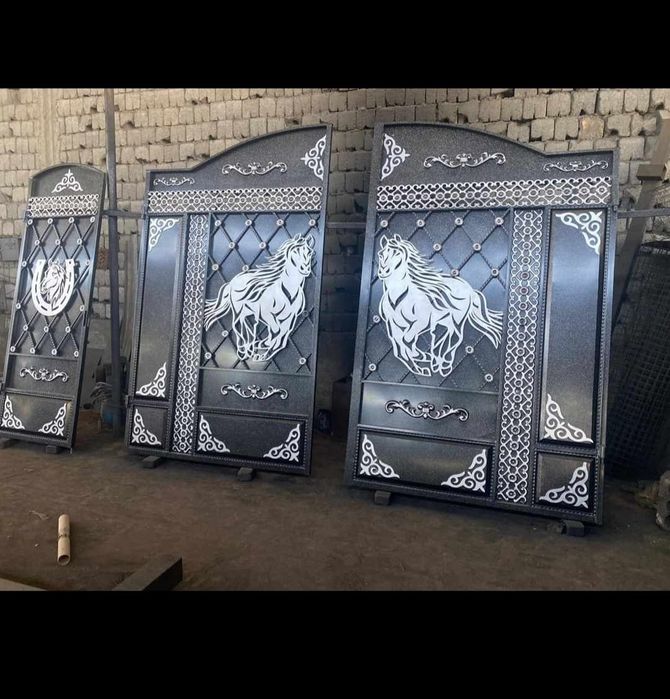 Ворота качелия навес речотка на окна забор заказ кабылдаймыз